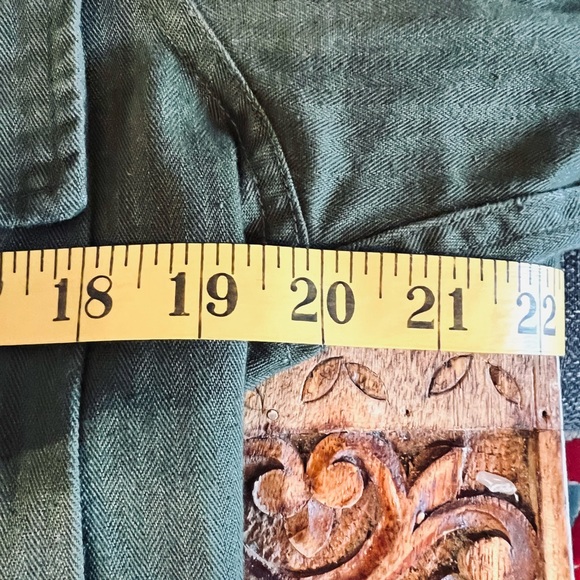 Harvey Faircloth Barneys NY Boho Military Jacket Size Small 100% Cotton - Picture 13 of 15